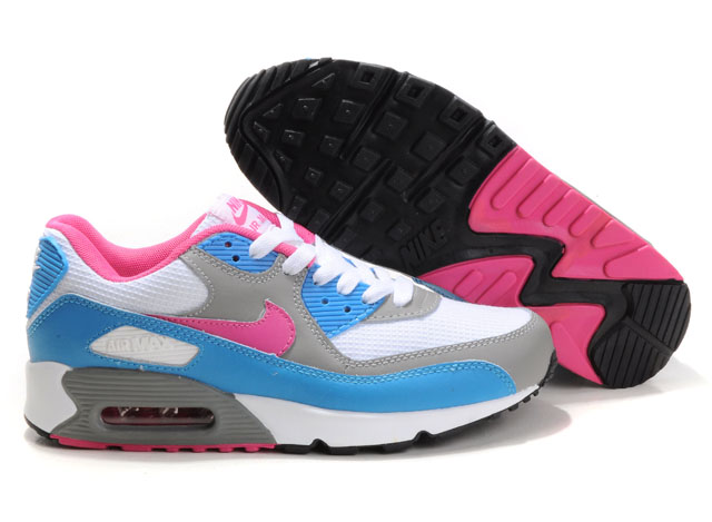 Nike Air Max Shoes Womens Blue/White/Pink Online